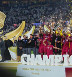 Final of the AFC Asian Cup 2023: Jordan vs. Qatar 1-3 
