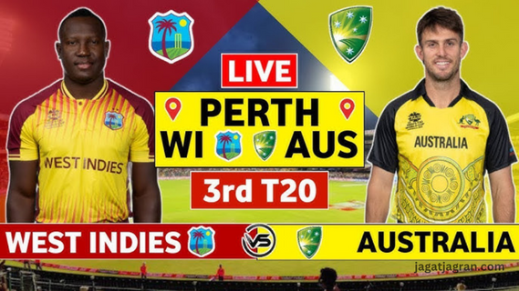 Australia vs West Indies 3rd T20 :Australia wins the series 2-1, and the West Indies win by 37 runs.